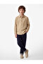Cotton Single Pocket Long Sleeve Classic Collar Basic Shirt