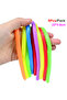 6Pcs Random Color 6 Pcs DIY Soft Noodle Elastic Rope Toys Stretch String Stress Relief Toy Stretch
