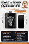 240ml 8oz Stainless Steel Matte Black Pocket Hip Flask Tiger Printed Leak-Proof Whiskey Flask 722910 - 5