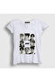 Women's White Band K-Pop Ateez T-Shirt 596201Tt
