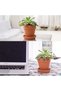 S 24pcs Small Terra Cotta Saucer Plant Saucer Perfect Tiny Clay Plant Trays Mini Round Plant Pot Sa. - 5