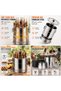 Vertical Smokeless BBQ Grill, 304 Stainless Steel Kebab Grill, Hanging Skewer Charcoal Barbecue for Outdoor Camping, Patio & Family Gatherings - 2