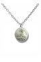 Ataturk and Anıtkabir Printed Double Sided Locket Necklace – Silver Color Unisex Memory and Respect Design - 2