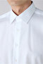 Long Sleeve Slim Fit Slim Fit Cotton Non Iron Satin Classic Shirt - 3