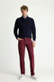 Regular Fit Standard Cut Lycra Canvas / Chino Trousers - 2