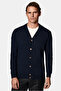 V-Neck Buttoned Embroidered Wool Knitwear Cardigan - 5