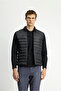 Slim Fit High Collar Zippered Quilted Sports Vest