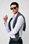 Long Sleeve Regular Fit Classic Collar Oxford Cotton Easy-Iron Shirt - 2
