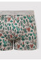 Cactus Patterned Gray Boxer 091122-23854 - 2