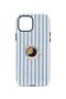 iPhone 15 Plus Vorian Double Layer Case Morning Coffee Stripe - 4