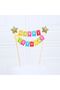 Style 1 Mini Happy Birthday Cake Bunting Banner Cake Decoration Garland Handmade Pennant For Birthda - 2