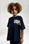 4-15 Years Old Licensed Us Polo Assn Boy's Team-Navy Blue - 5