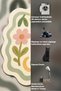 Sdt Goldfish Patterned Wavy Form Blue Modern Woven Base Decorative Carpet Sdt884 - 5