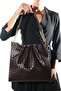 Draven Brown Knitted Women's Shoulder Bag