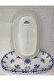 Porcelain Plate 24 cm 3 Pieces, Kayik, Presentation Plate, Salad Plate - 3