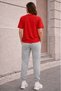 Unisex California Printed Oversize T-Shirt and Sweatpants Two-Piece Set Comfortable Casual Combination - 2