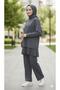 Women's Hijab Clothing Seasonal Modal Fabric Crew Neck Tunic Top and Bottom Set - 2