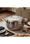 FLAVIO Stainless Steel Hotpot 2000ML | Etching Finish - 2