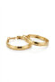 Women's Gold Hoop Earrings - 5