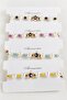 Turtle Bead Pearl Macrame Rope Bracelet - Yellow