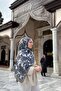 Ethnic Pattern Gray Soft Shawl - 2