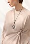 Knot Detailed T-Shirt Stone - 6
