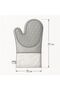 Heat Resistant L Size Silicone Oven Glove Non-Slip Waterproof Kitchen Glove 230 ° C - 3