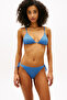 Women's V-Shaped Side Tie Blue Bikini Bottom