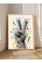 Yellow and Black Themed 6 Piece Wooden Framed Painting - 4