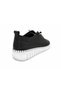 Women's Genuine Leather Perforated Elastic Lace-Up Flexible Ballet Flats - 3