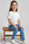 Patterned Children's Tights - Navy Blue Granite Patterned Girls' Tights - Soft, Flexible, Comfortable, Cotton, Anti-Sweat - 3