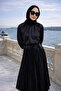 Women's Premium Pleated Black Long Hijab Skirt - 2
