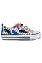Unisex kids vegan velcro white sneakers - just go somewhere design - 7