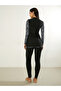 Pack of 2 - Geo Print Side Panels Wrap Around Tunic and Leggings With Side Loop Burkini Set - 6