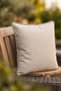 2 Pieces Linen Cushion Cover 40X40 cm – Decorative Pillowcase with Piping, Hidden Zipper - 3