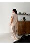 Women's Modal Fabric Top and Bottom Set with Stopper and Parachute Detail, Snap Fastener Pockets - 5