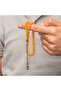 Silver Ball Kazaz Tassel-Adorned Tightened Amber Prayer Beads - 2