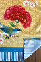 40X140Cm Woven Stain Resistant Printed Thai Feather Fabric Table Cloth Decorative Runner Washable - 4