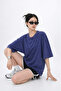 Girl's Full Oversize Comfortable Fit Wide Cut T-Shirt - 2