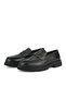 , Men's Genuine Leather Shoes 161423Z1341 Black - 5