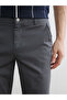 Gray Slim Fit Men's Trousers - 3