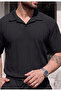 Ribbed Textured T-Shirt and Pants Set 2-Piece Full Fit - 3