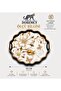 Luxury Glass Surface Presentation Tray 38 cm - Tea and Coffee Serving Tray - Decorative Round Tray with Gold Detail - 3