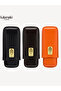 Luxury Cigar Leather Case For 2 Cigar Case Portable Leather Cigar Case Cigar Tube Gift Box (Orange) - 5