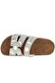 Women's Summer Slippers Stone Embroidered Double Strap Comfortable Orthopedic Daily Slippers - 6