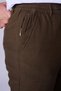 Men's Elastic Waist, Straight Leg, Waist-Tie, Side and Hidden Pockets, Cotton Jogger Pants - 6
