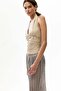 Wide hole-knit trousers - 2
