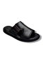 163-26 Genuine Leather Ultra Soft Wide Band Anatomical Men's Slippers 40-47