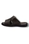 163-26 Genuine Leather Ultra Soft Wide Band Anatomical Men's Slippers 40-47 - 3