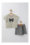 Shorts, Skirt, Lace Bow, 2-Piece Girls' Set (2 Years - 3 Years - 4 Years - 5 Years) - 2